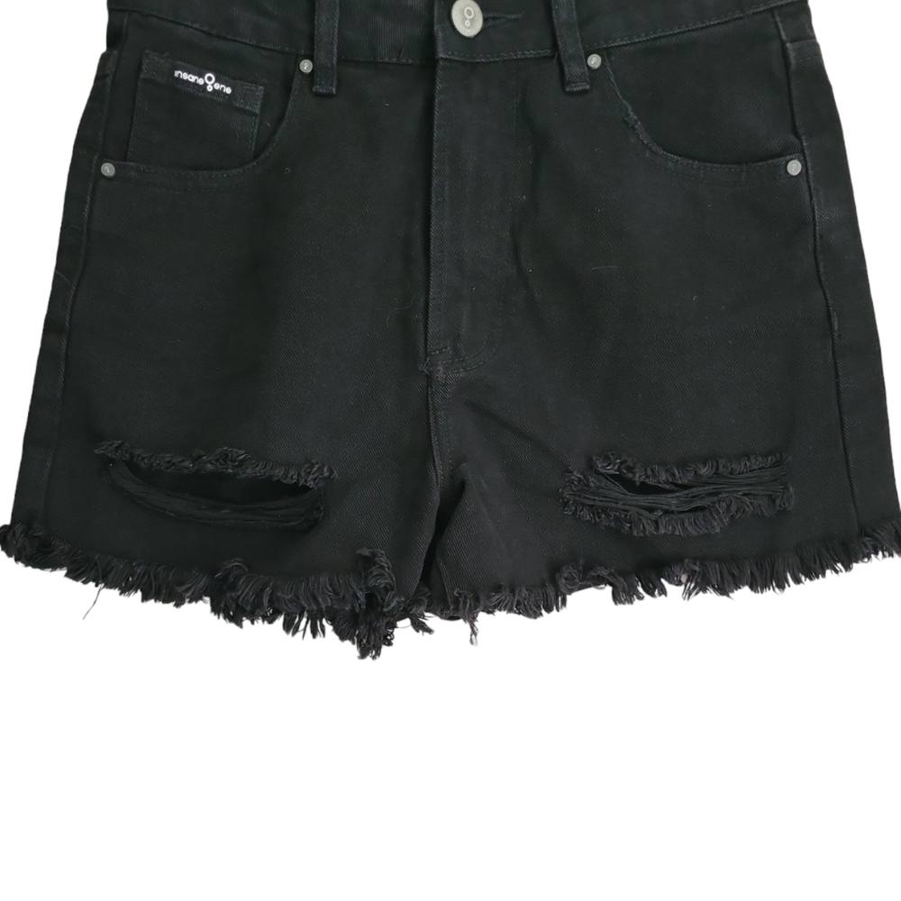Insane Gene Black Short Shorts Size Small